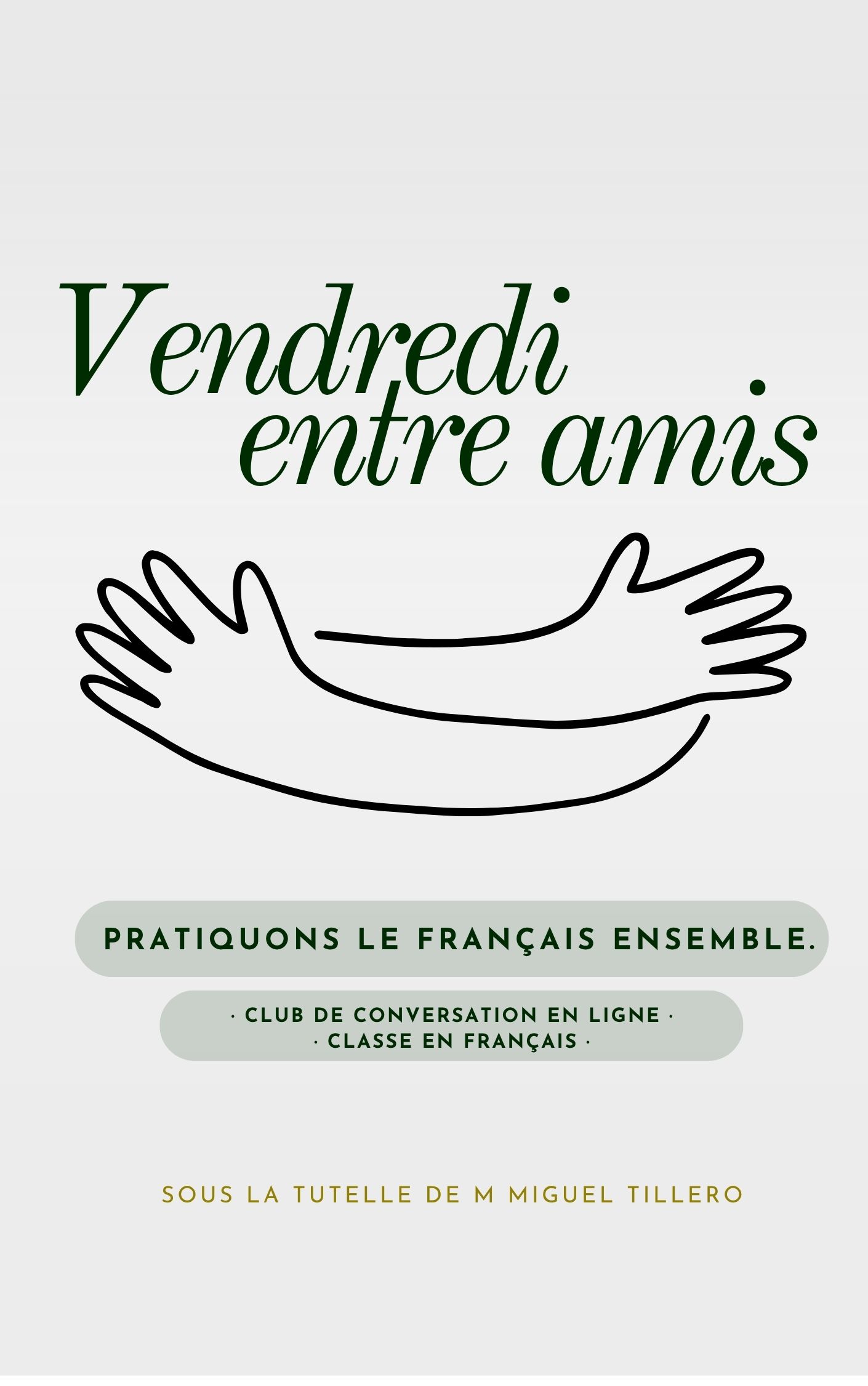 Illustration de deux mains qui s'enlacent, symbole du club
